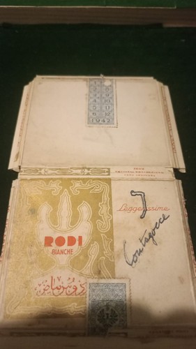 Scatola sigarette rare vuote - rare,