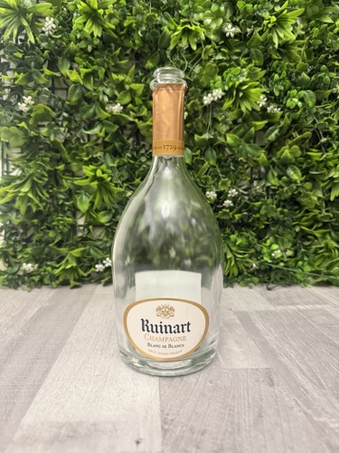 Bottiglia vuota ruinart - vuota,
