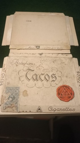 Scatola sigarette rare vuote - sigarette,