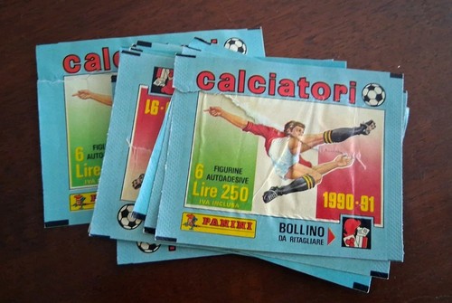 Lotto bustine calciatori - 11,