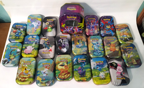 Pokemon mini tin - pokemon, vuote