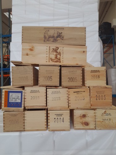 Lotto cassette legno - legno, vuote